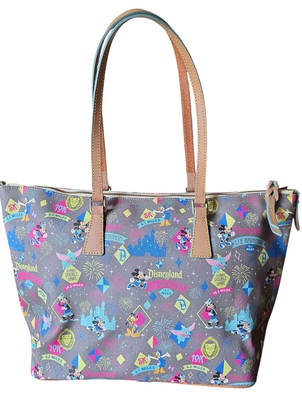 Dooney & Bourke X Disney Disneyland Marathon Weekend 2015 Tote NWOT - Picture 4 of 7